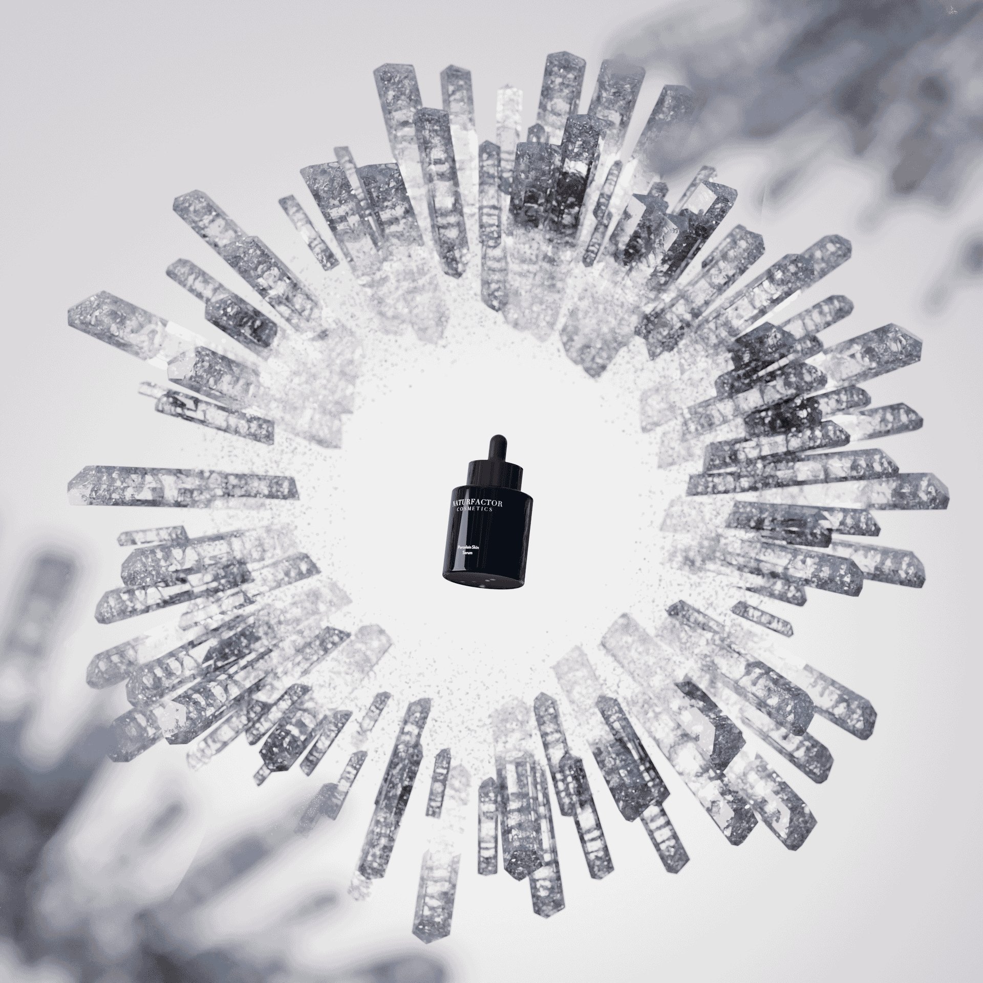 Porcelain Skin Serum in a Crystal Aura