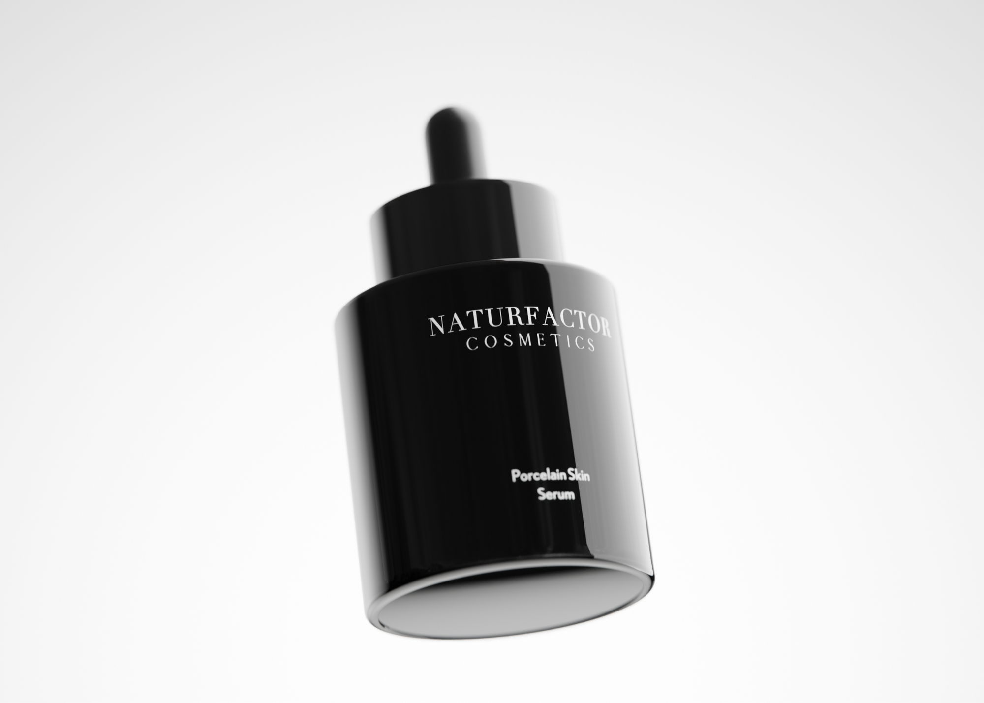 Porcelain Skin Serum levitation bottle