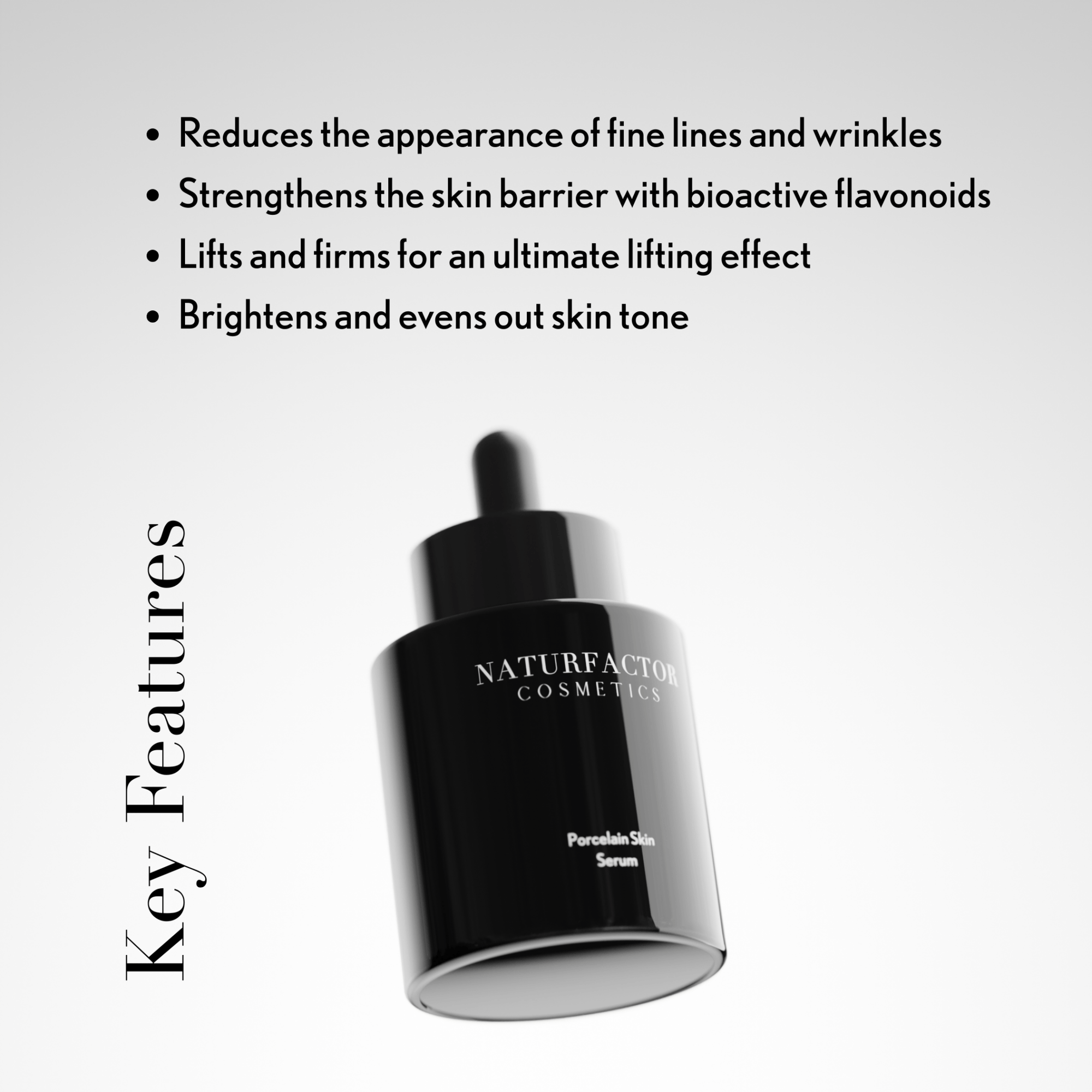 Porcelain Skin Serum - Porcelain Skin Serum Key Features - Naturfactor® Cosmetics