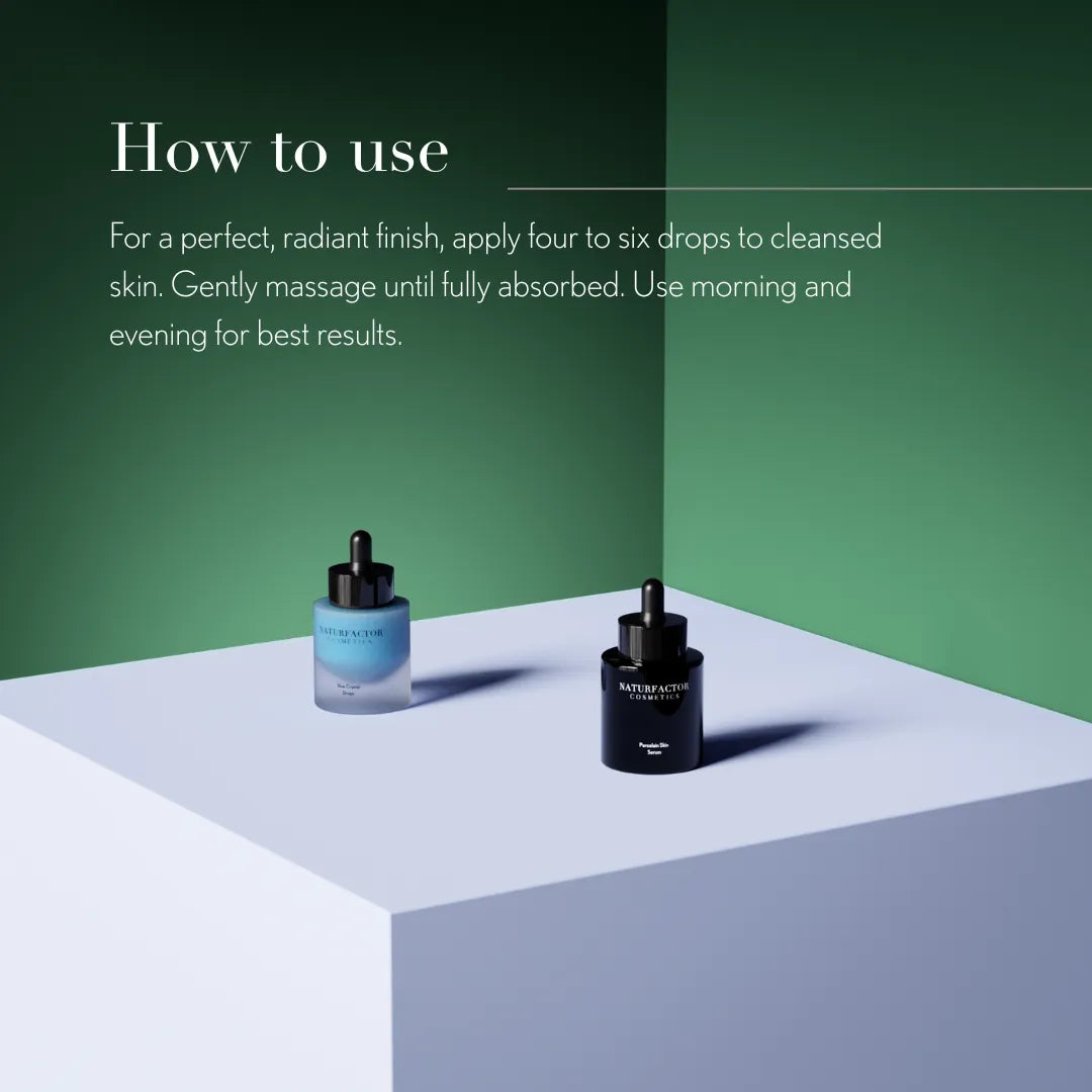 Porcelain Skin Serum Product Image Application