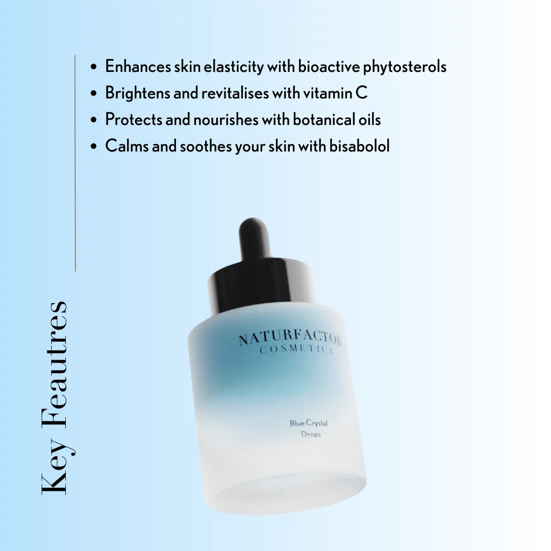 Blue Crystal Drops Product Image Effects