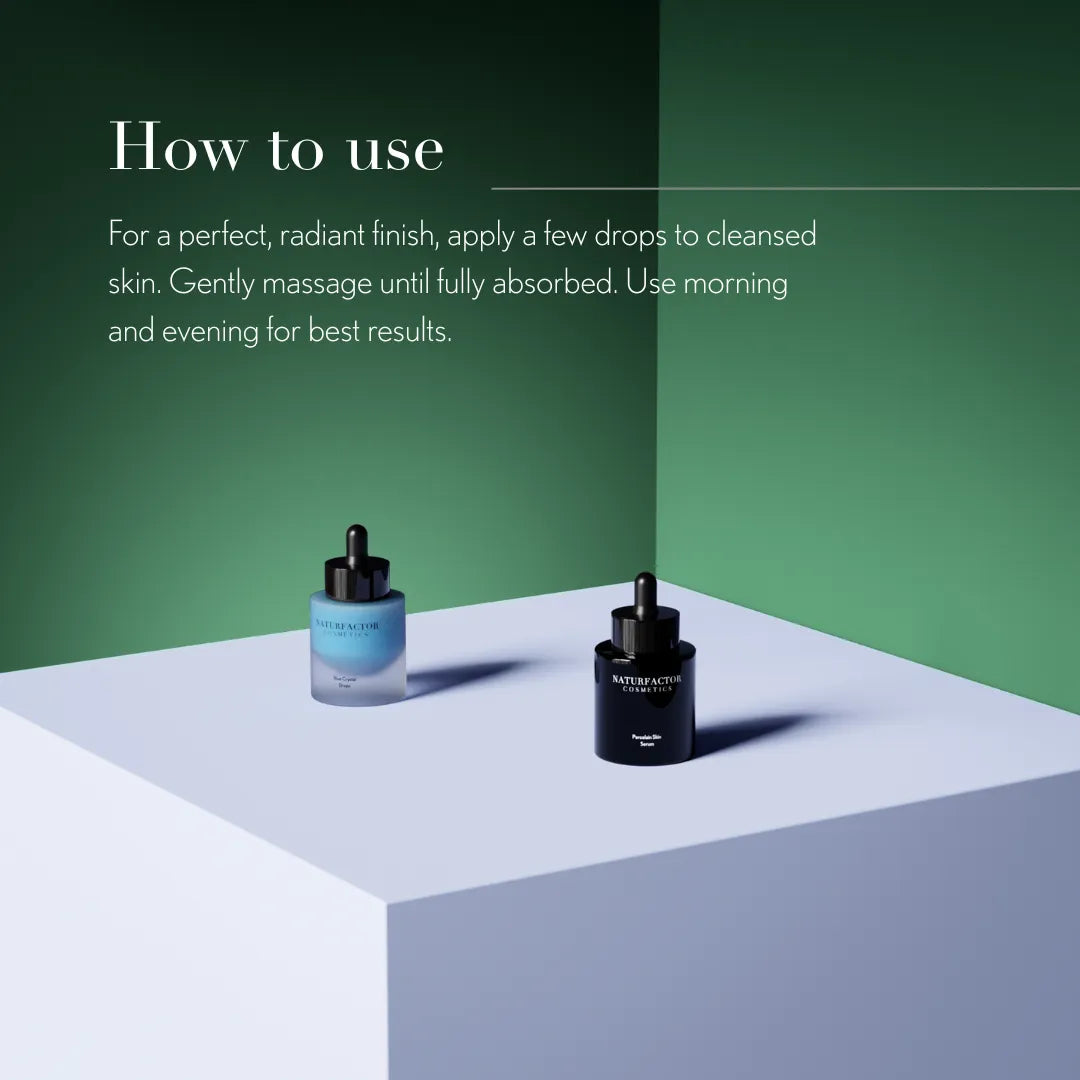 Blue Crystal Drops Product Image Application