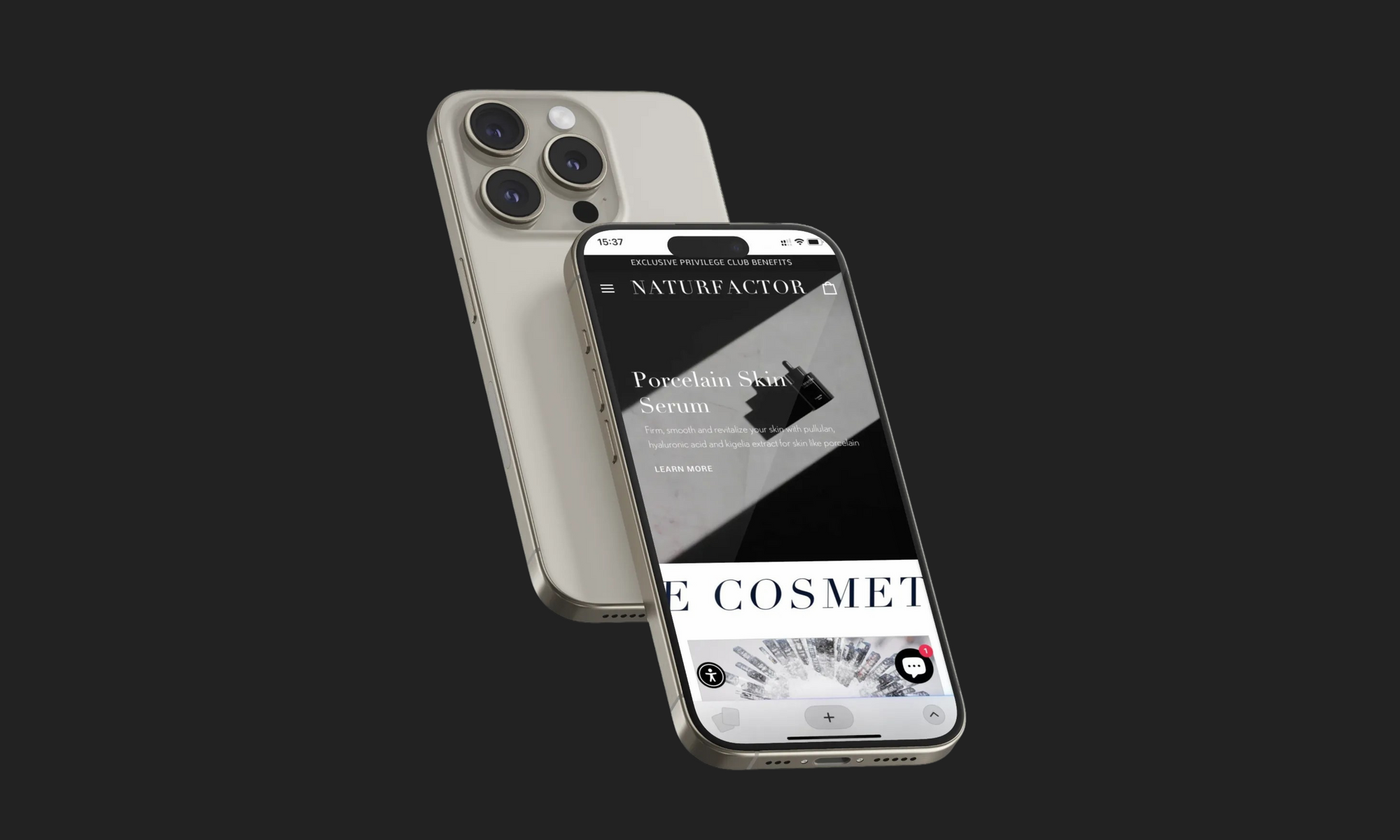 NF App on a iPhone 16 Screen
