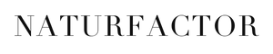 NATURFACTOR Logo Black Transparent